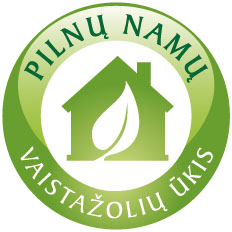 Pilnų namų vaistažolių ūkio logo